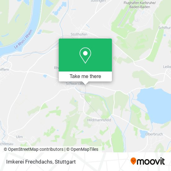 Карта Imkerei Frechdachs