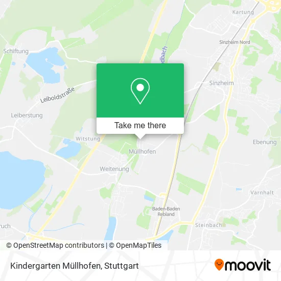 Карта Kindergarten Müllhofen