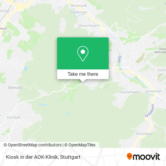 Kiosk in der AOK-Klinik map