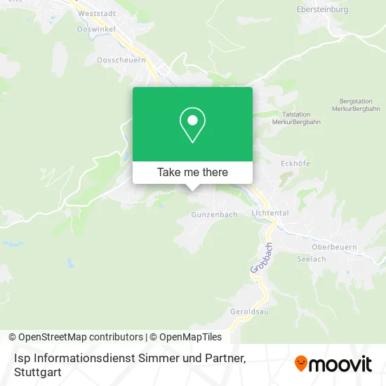 Isp Informationsdienst Simmer und Partner map