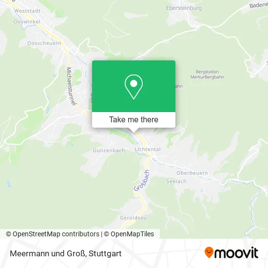 Карта Meermann und Groß
