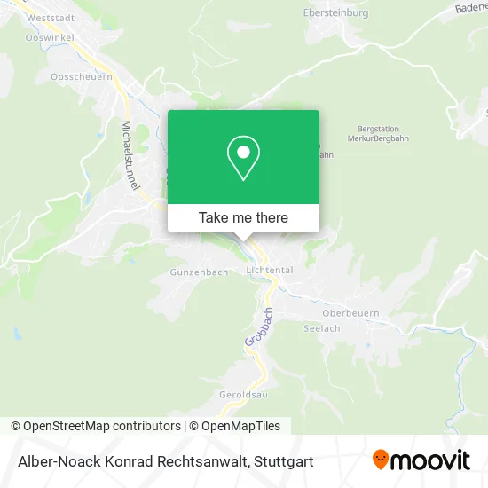 Карта Alber-Noack Konrad Rechtsanwalt