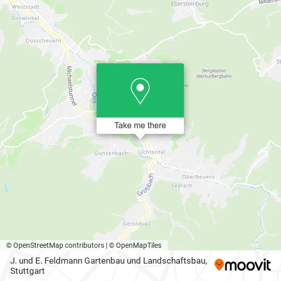 Карта J. und E. Feldmann Gartenbau und Landschaftsbau