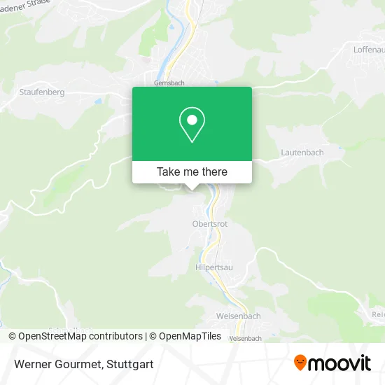 Карта Werner Gourmet