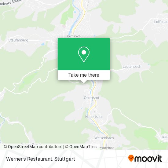 Карта Werner's Restaurant