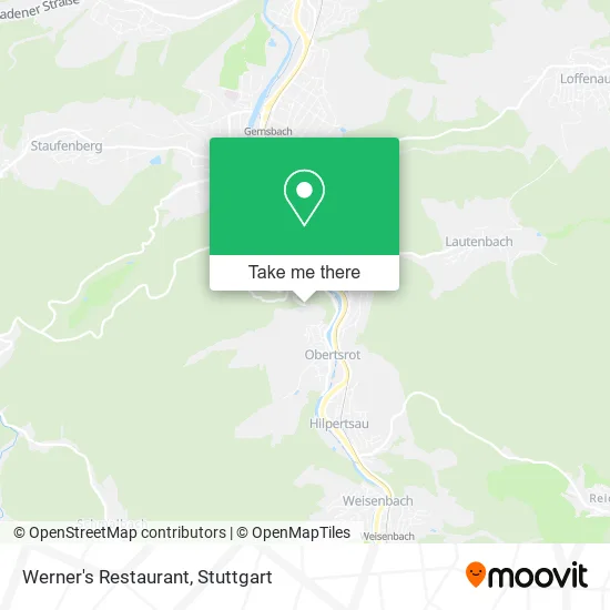 Werner's Restaurant map