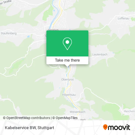 Карта Kabelservice BW