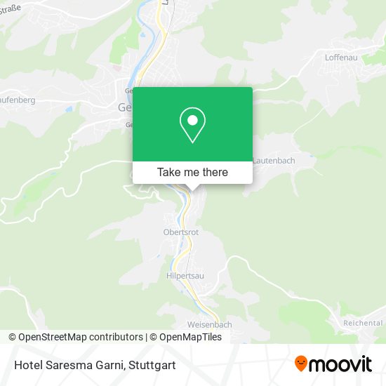 Hotel Saresma Garni map