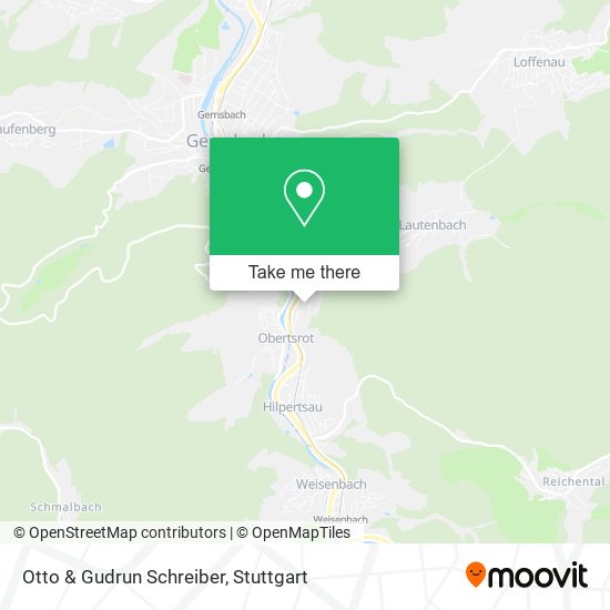 Otto & Gudrun Schreiber map