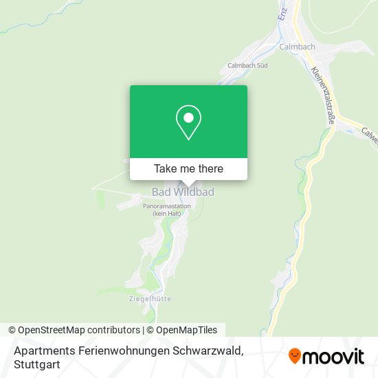 Apartments Ferienwohnungen Schwarzwald map