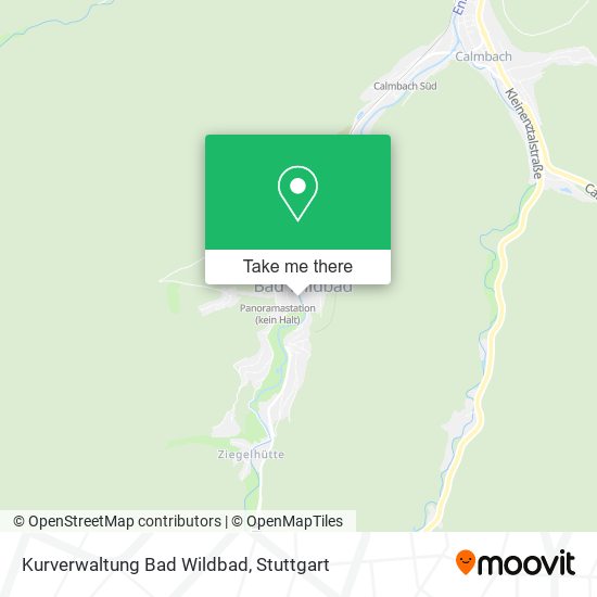 Карта Kurverwaltung Bad Wildbad