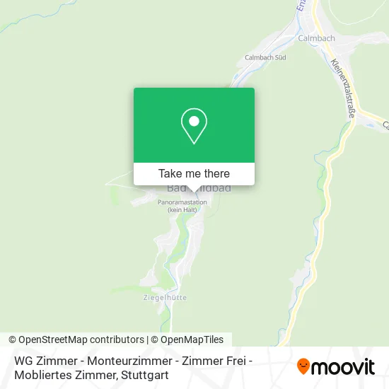 Карта WG Zimmer - Monteurzimmer - Zimmer Frei - Mobliertes Zimmer