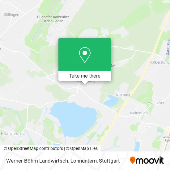 Карта Werner Böhm Landwirtsch. Lohnuntern