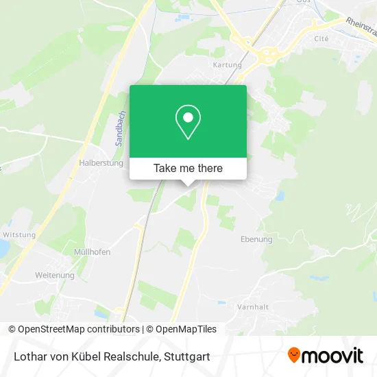 Карта Lothar von Kübel Realschule
