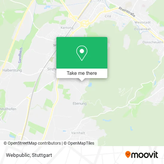 Webpublic map
