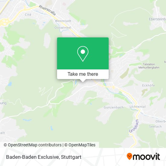 Baden-Baden Exclusive map