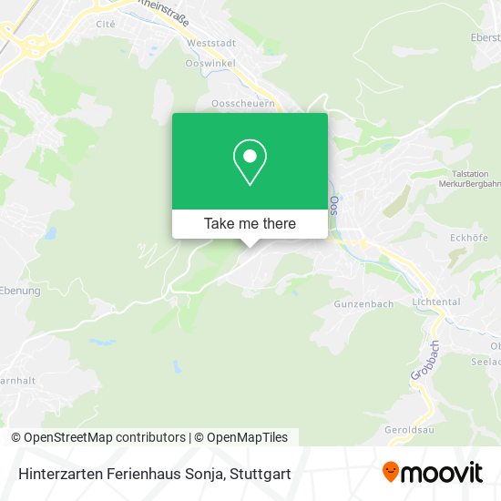 Hinterzarten Ferienhaus Sonja map