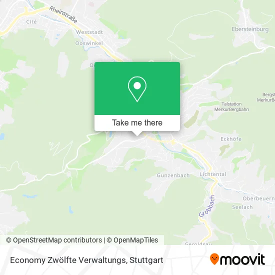 Карта Economy Zwölfte Verwaltungs