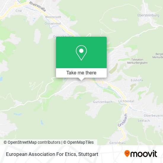 Карта European Association For Etics