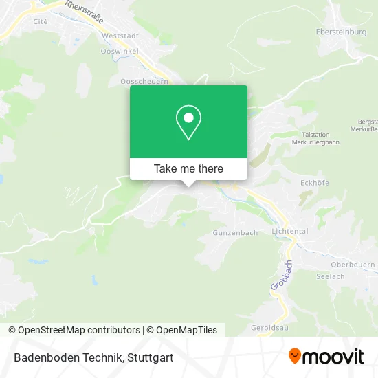 Карта Badenboden Technik