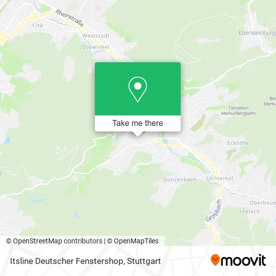 Карта Itsline Deutscher Fenstershop