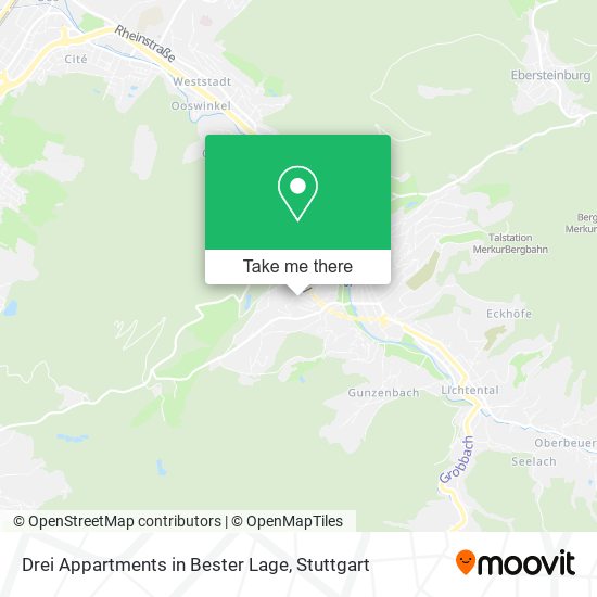 Drei Appartments in Bester Lage map