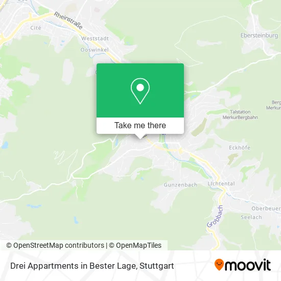 Карта Drei Appartments in Bester Lage