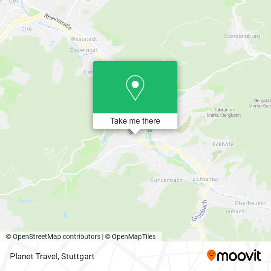 Карта Planet Travel