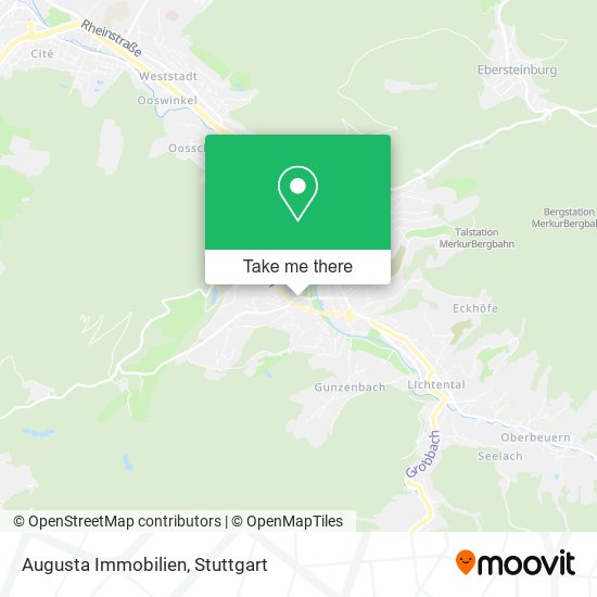 Карта Augusta Immobilien