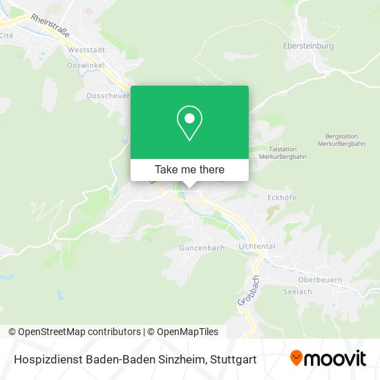 Карта Hospizdienst Baden-Baden Sinzheim