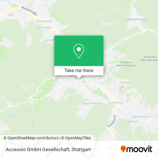 Карта Accessio GmbH Gesellschaft