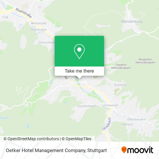 Oetker Hotel Management Company map