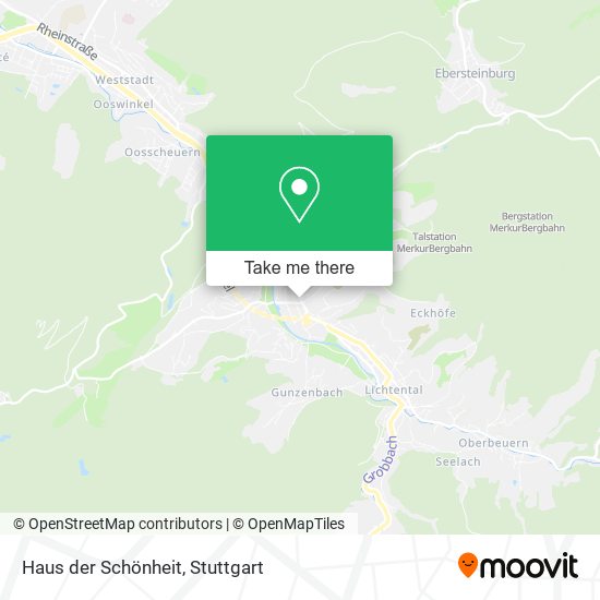 Haus der Schönheit map