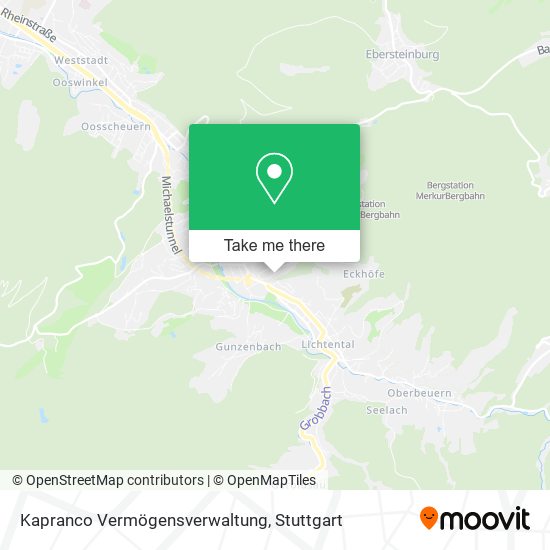 Kapranco Vermögensverwaltung map