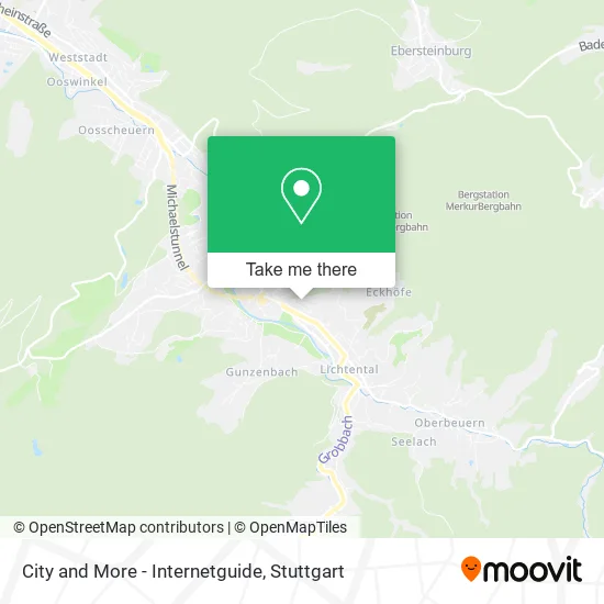 Карта City and More - Internetguide