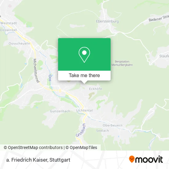 Карта a. Friedrich Kaiser