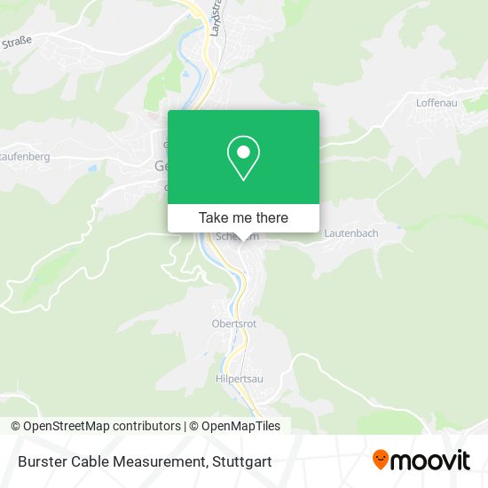 Burster Cable Measurement map