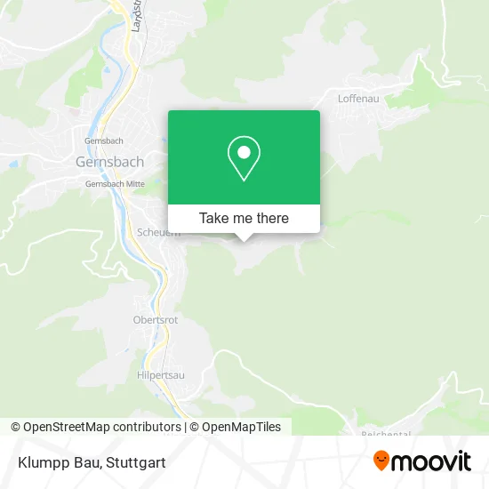Klumpp Bau map