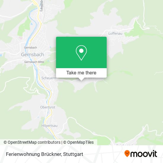 Ferienwohnung Brückner map