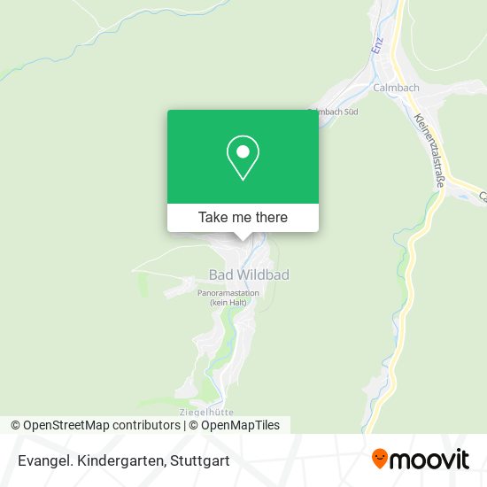 Evangel. Kindergarten map