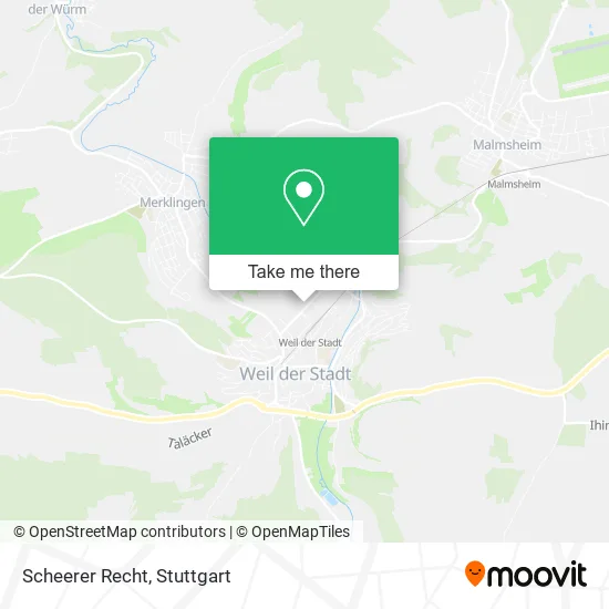 Карта Scheerer Recht