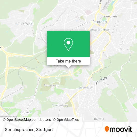 Карта Sprichsprachen