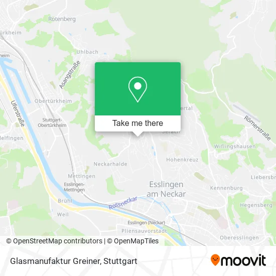 Карта Glasmanufaktur Greiner