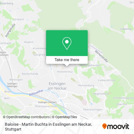 Карта Baloise - Martin Buchta in Esslingen am Neckar
