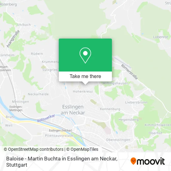 Карта Baloise - Martin Buchta in Esslingen am Neckar