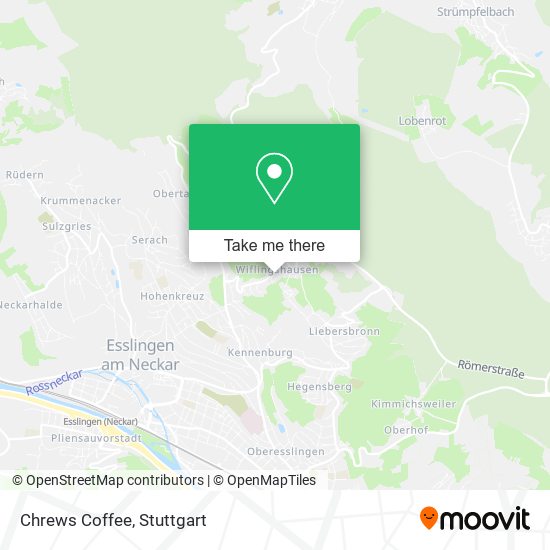Chrews Coffee map