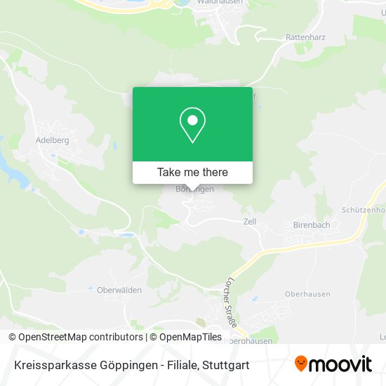 Kreissparkasse Göppingen - Filiale map