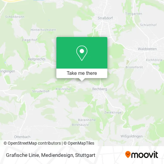Карта Grafische Linie, Mediendesign