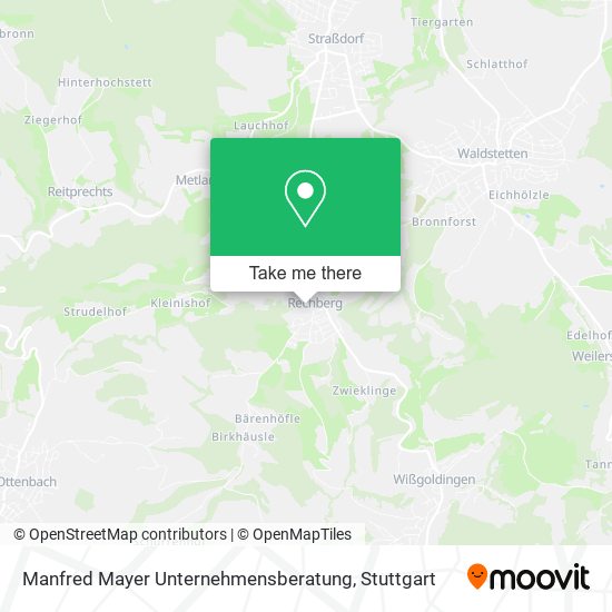 Manfred Mayer Unternehmensberatung map