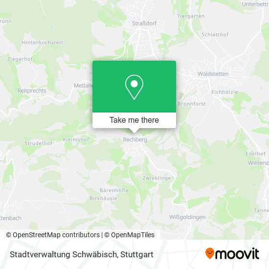 Stadtverwaltung Schwäbisch map